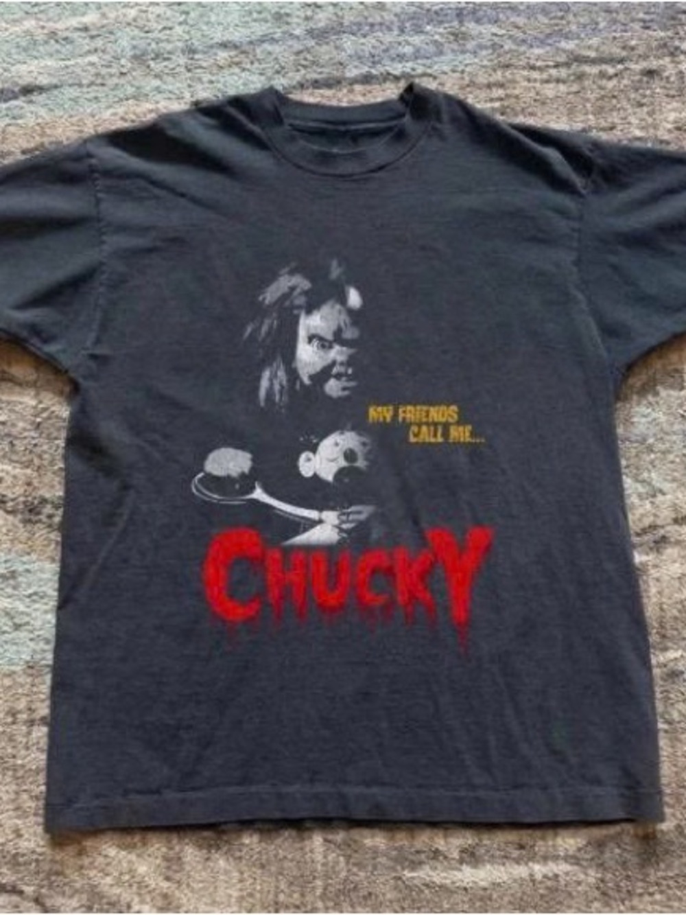 Chucky Graphic Black Men’s T-Shirt